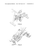 EXERCISE BICYCLE diagram and image