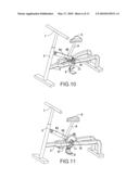 EXERCISE BICYCLE diagram and image