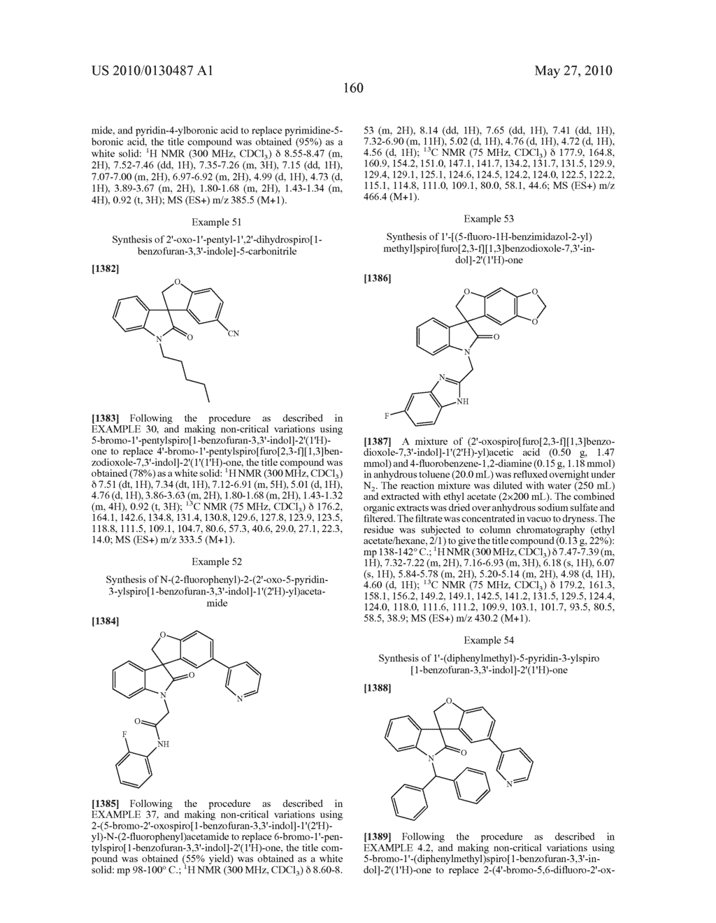 SPIRO-OXINDOLE COMPOUNDS AND THEIR USES AS THERAPEUTIC AGENTS - diagram, schematic, and image 161