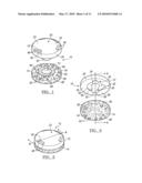 Porous Titanium Modular Revision Patella System diagram and image