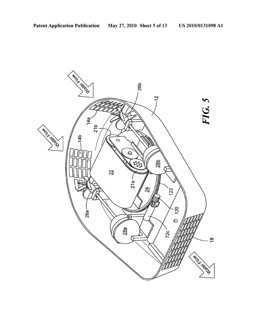 Hull robot with rotatable turret - diagram, schematic, and image 06