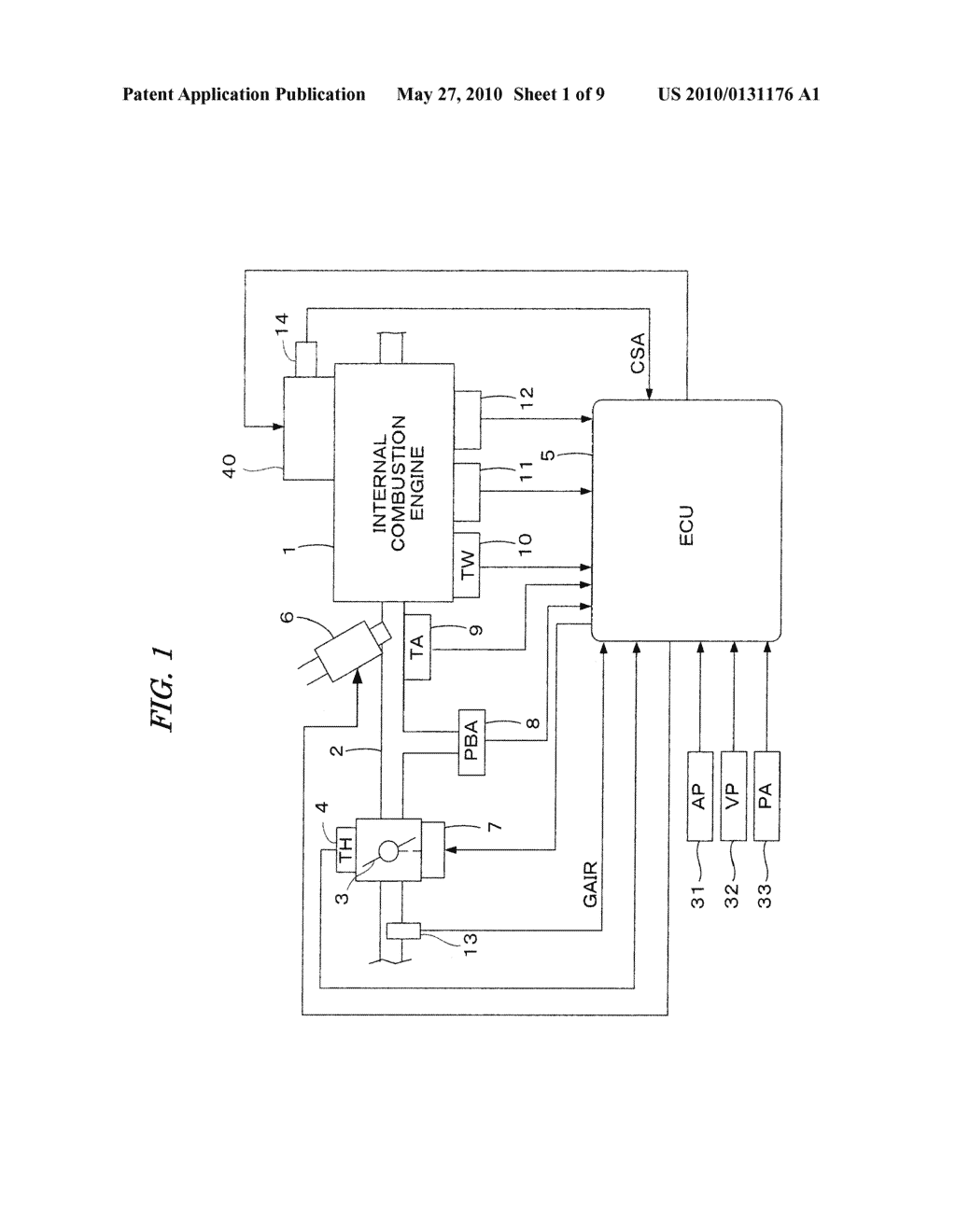 CONTROL SYSTEM FOR INTERNAL COMBUSTION ENGINE - diagram, schematic, and image 02