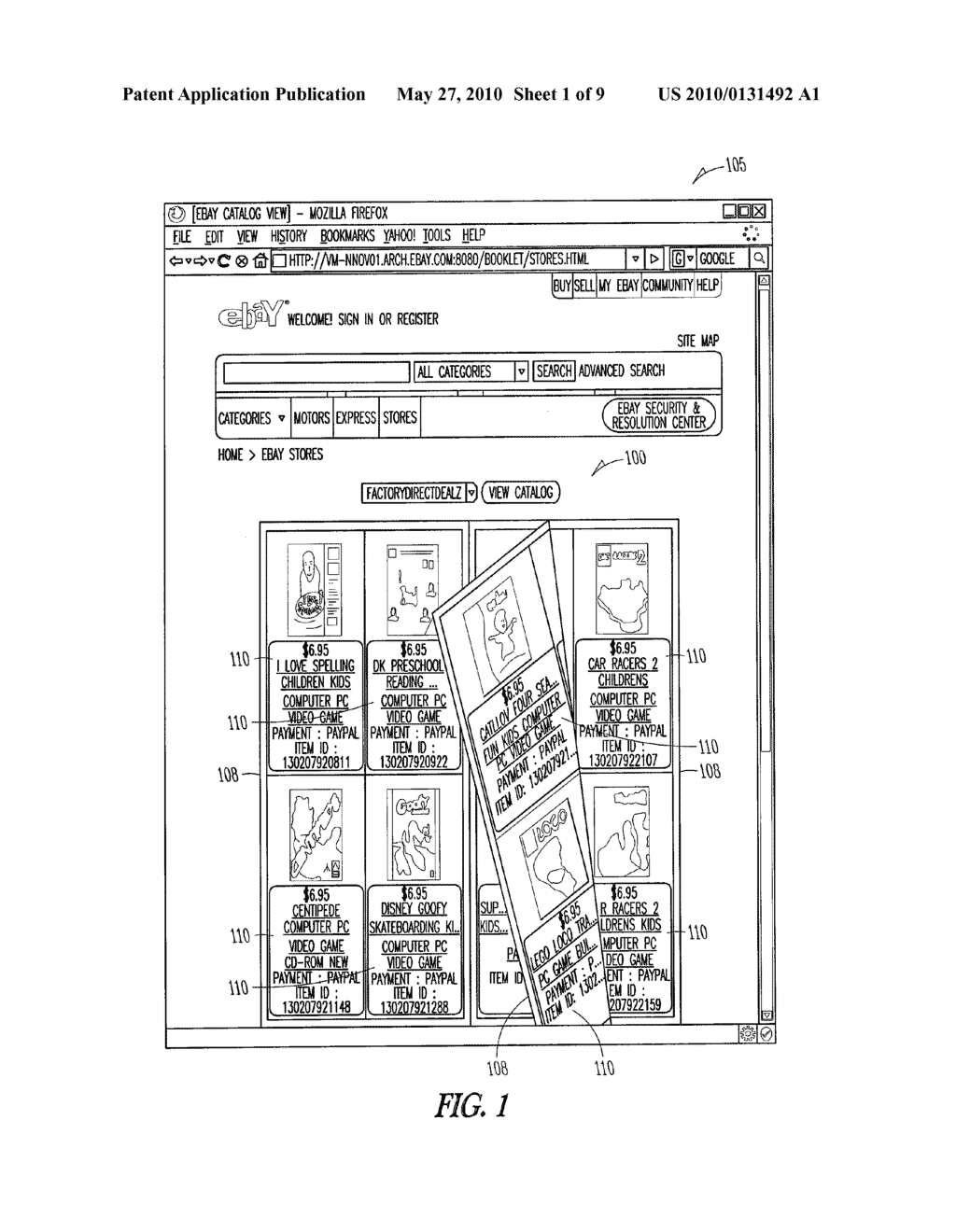 SYSTEM AND METHOD FOR GENERATING AN ELECTRONIC CATALOG BOOKLET FOR ONLINE COMPUTER USERS - diagram, schematic, and image 02