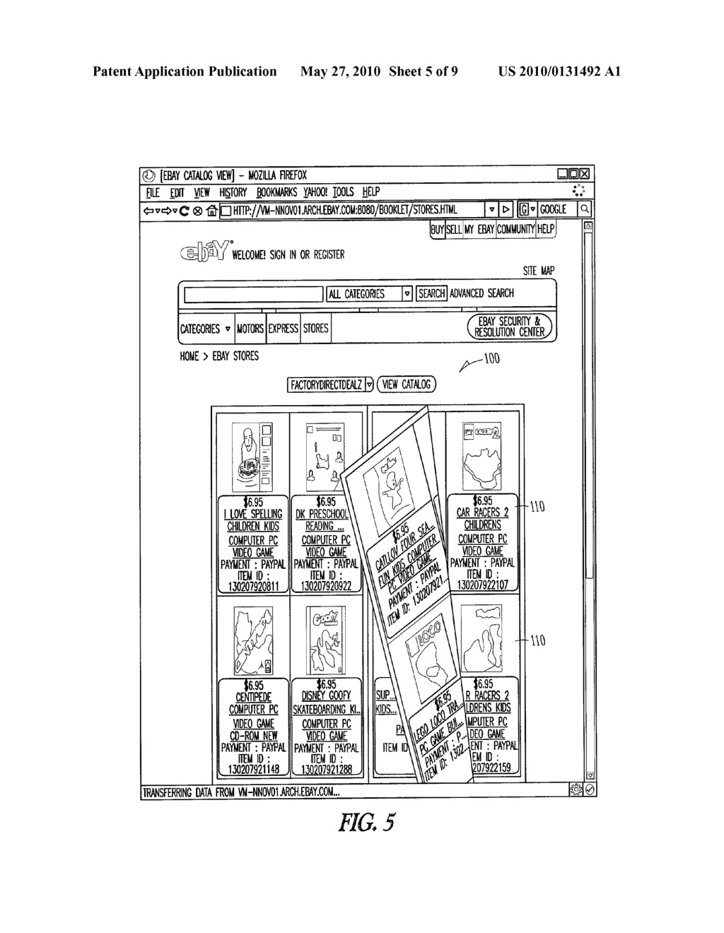 SYSTEM AND METHOD FOR GENERATING AN ELECTRONIC CATALOG BOOKLET FOR ONLINE COMPUTER USERS - diagram, schematic, and image 06