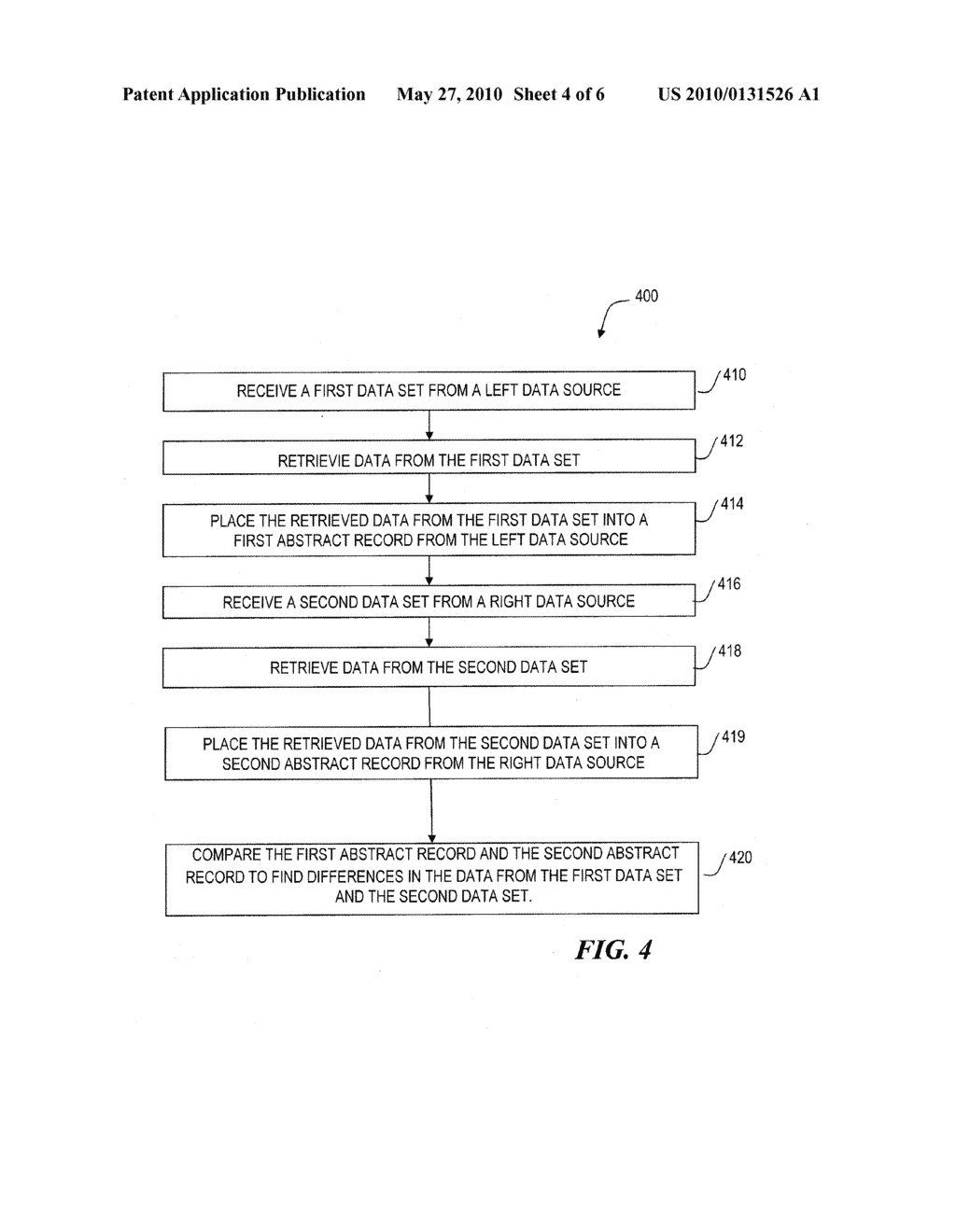 METHOD AND APPARATUS FOR RECONCILIATION OF MULTIPLE SETS OF DATA - diagram, schematic, and image 05