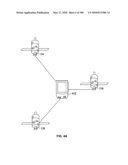 Mobile data processing system moving interest radius diagram and image