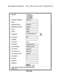 Mobile data processing system moving interest radius diagram and image