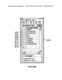 Mobile data processing system moving interest radius diagram and image