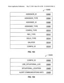 Mobile data processing system moving interest radius diagram and image