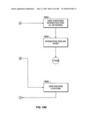 Mobile data processing system moving interest radius diagram and image