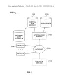 Mobile data processing system moving interest radius diagram and image