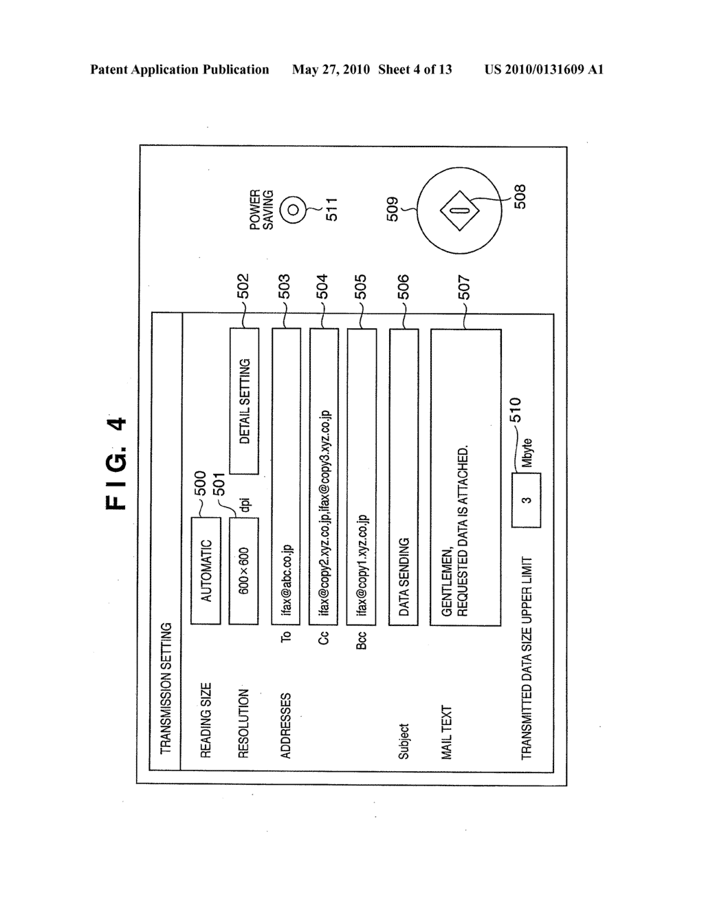 E-MAIL COMMUNICATION APPARATUS, E-MAIL COMMUNICATION METHOD AND PROGRAM - diagram, schematic, and image 05