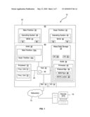 Method and apparatus to support separate operating systems in partitions of a processing system diagram and image