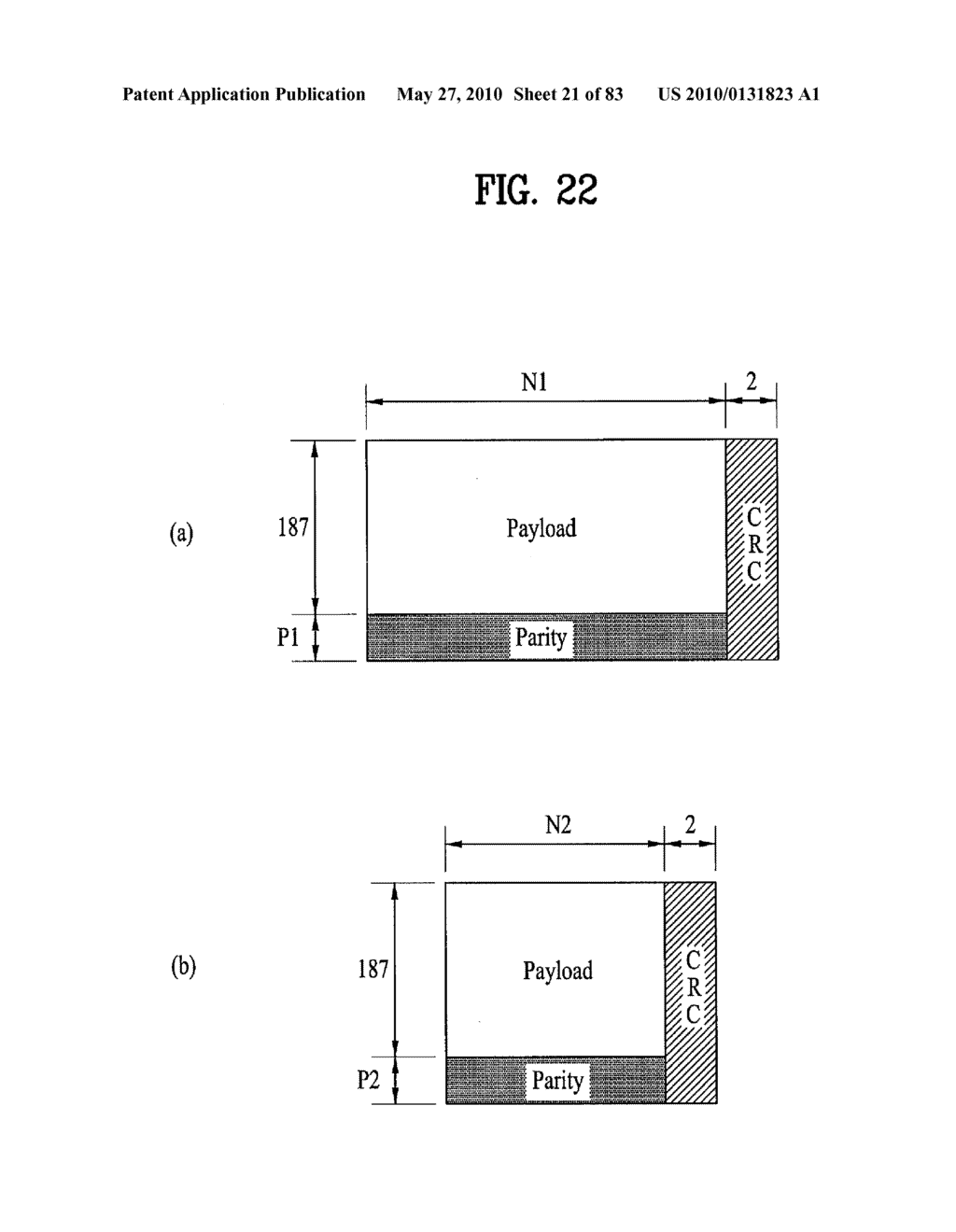 DIGITAL BROADCAST SYSTEM FOR TRANSMITTING/RECEIVING DIGITAL BROADCAST DATA, AND DATA PROCESSING METHOD FOR USE IN THE SAME - diagram, schematic, and image 22