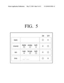 METHOD FOR DISPLAYING A WIDGET AND A BROADCAST RECEIVING APPARATUS THEREOF diagram and image