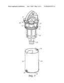 SEPARATING APPARATUS FOR A CLEANING APPLIANCE diagram and image