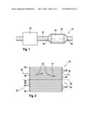 FILETER ELEMENT PRODUCED BY EXTRUSION FOR FILTERING EXHAUST GASES OF A DIESEL INTERNAL COMBUSTION ENGINE diagram and image