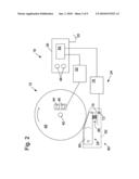 Replaceable brake mechanism for power equipment diagram and image