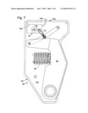 Replaceable brake mechanism for power equipment diagram and image