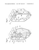 Replaceable brake mechanism for power equipment diagram and image