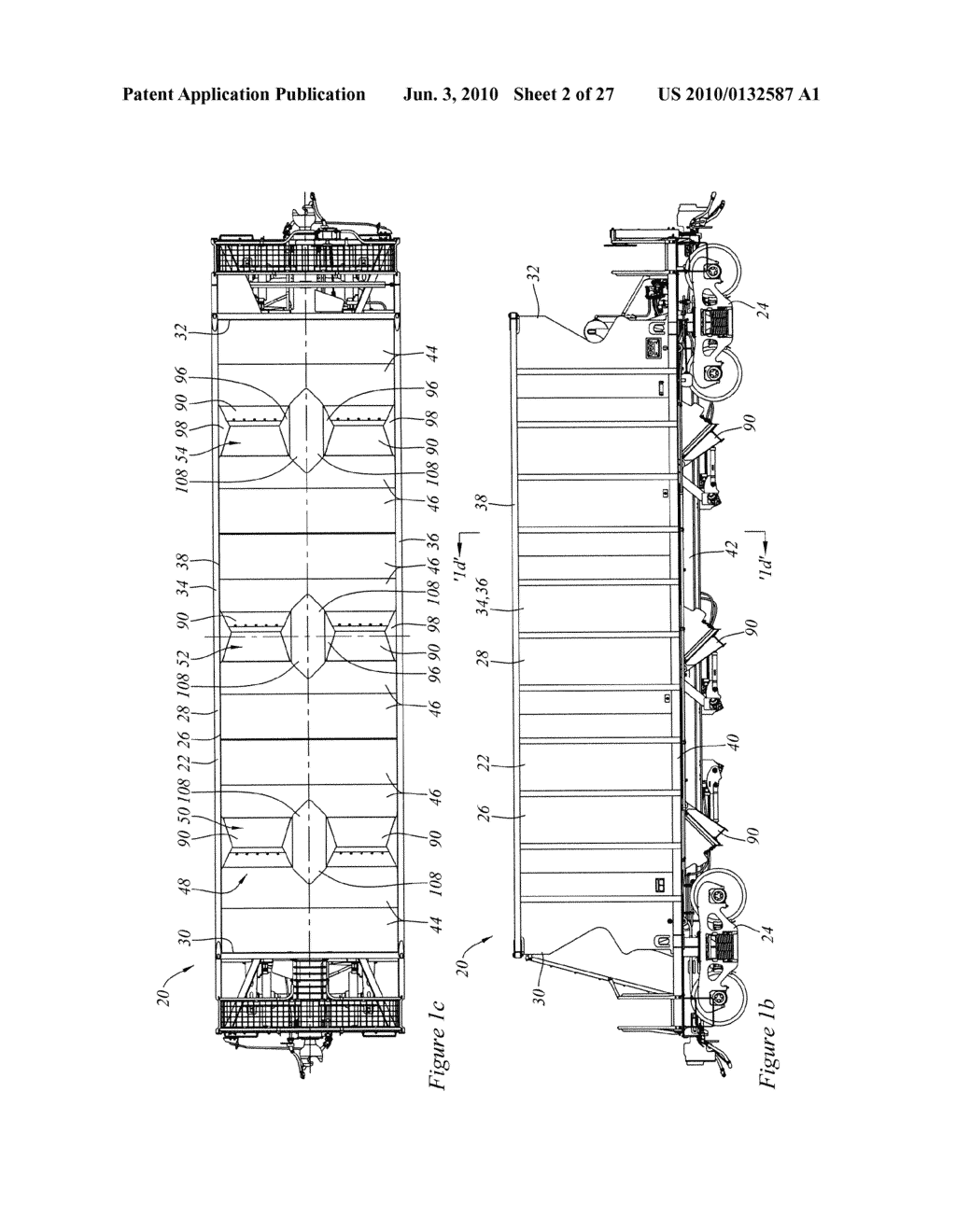 RAIL ROAD HOPPER CAR RIDGE FITTINGS - diagram, schematic, and image 03