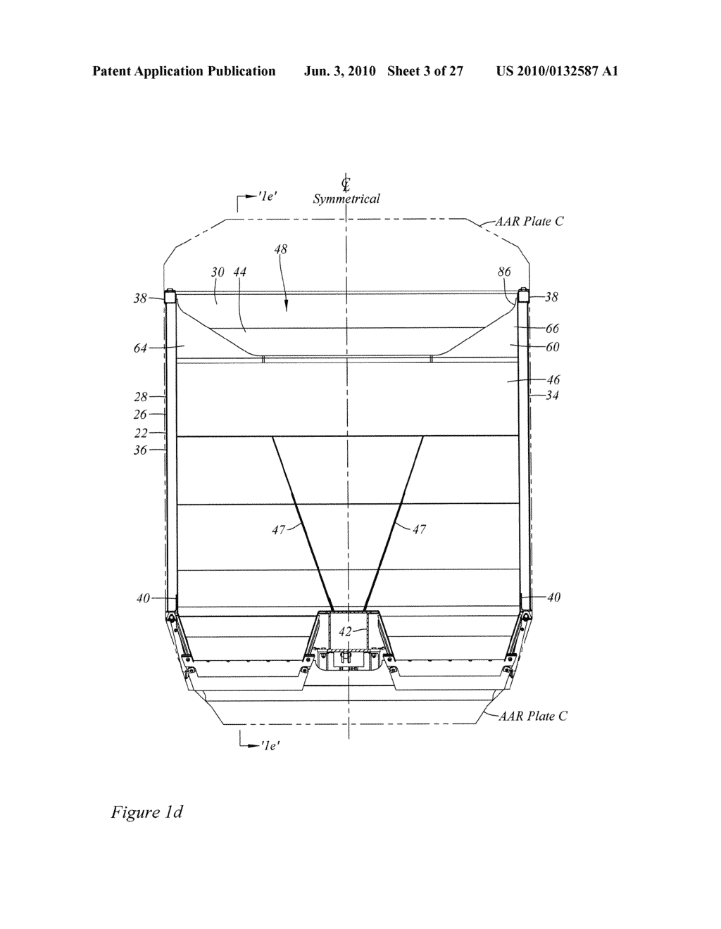 RAIL ROAD HOPPER CAR RIDGE FITTINGS - diagram, schematic, and image 04