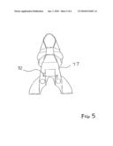 Watercraft with reactive suspension and an integrated braking and steering system diagram and image