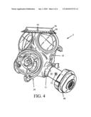 Chemical and biological protection mask diagram and image