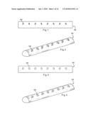 Wake generating solid elements for joule heating or infrared heating diagram and image