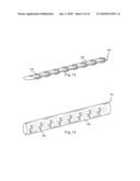 Wake generating solid elements for joule heating or infrared heating diagram and image