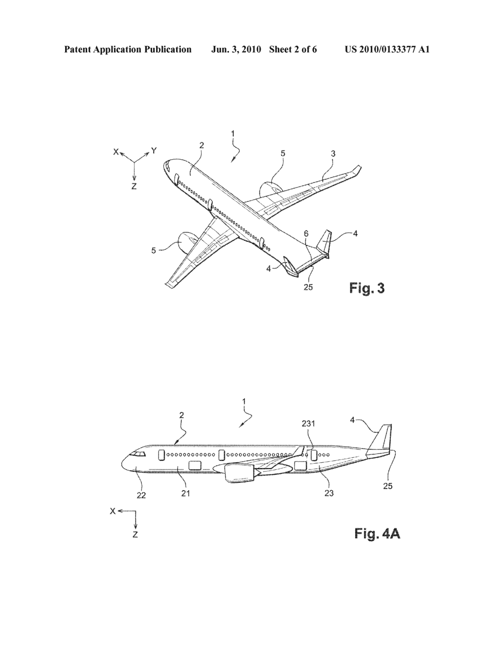 AIRPLANE WITH FLAT REAR FUSELAGE SAID QUEUE-DE-MORUE EMPENNAGE - diagram, schematic, and image 03