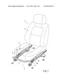 VEHICLE SEAT SLIDE MECHANISM diagram and image