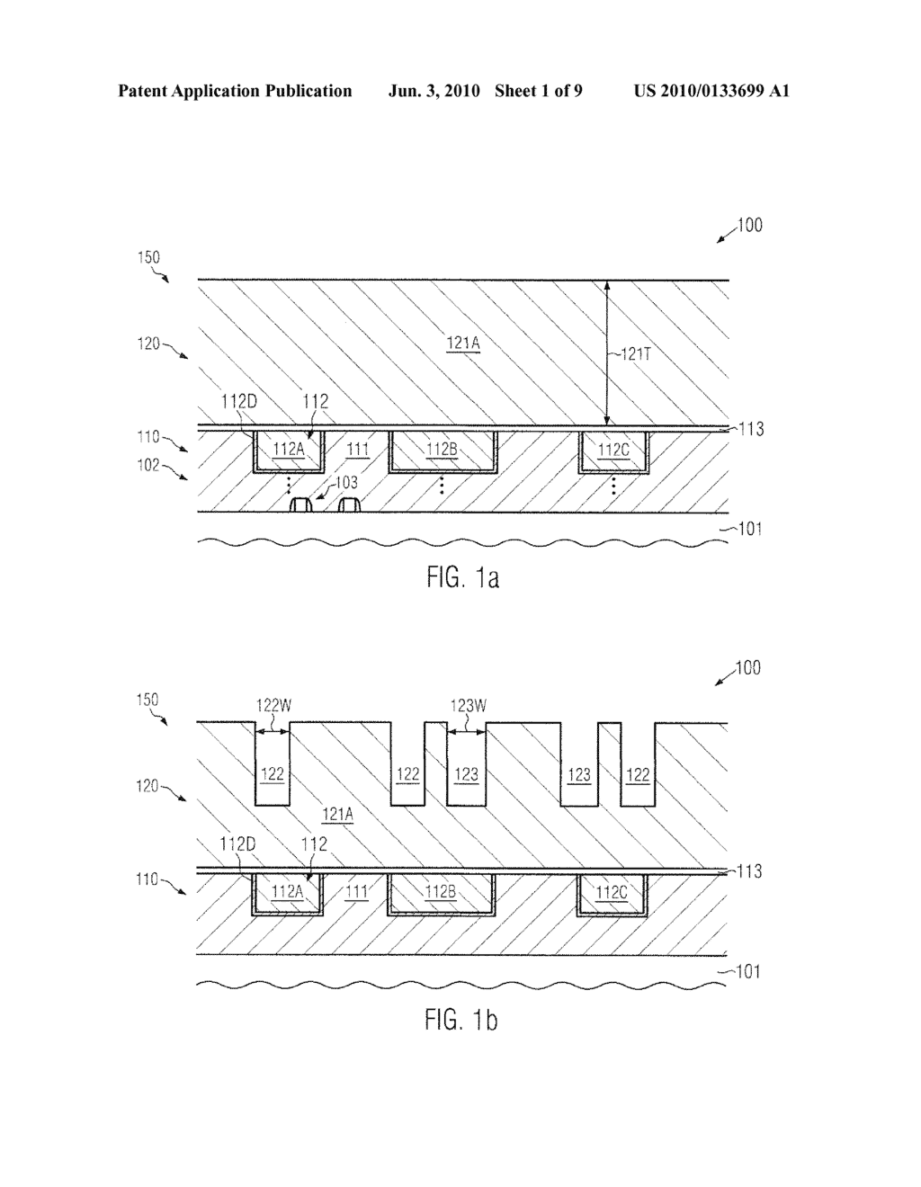 MICROSTRUCTURE DEVICE INCLUDING A METALLIZATION STRUCTURE WITH AIR GAPS FORMED COMMONLY WITH VIAS - diagram, schematic, and image 02