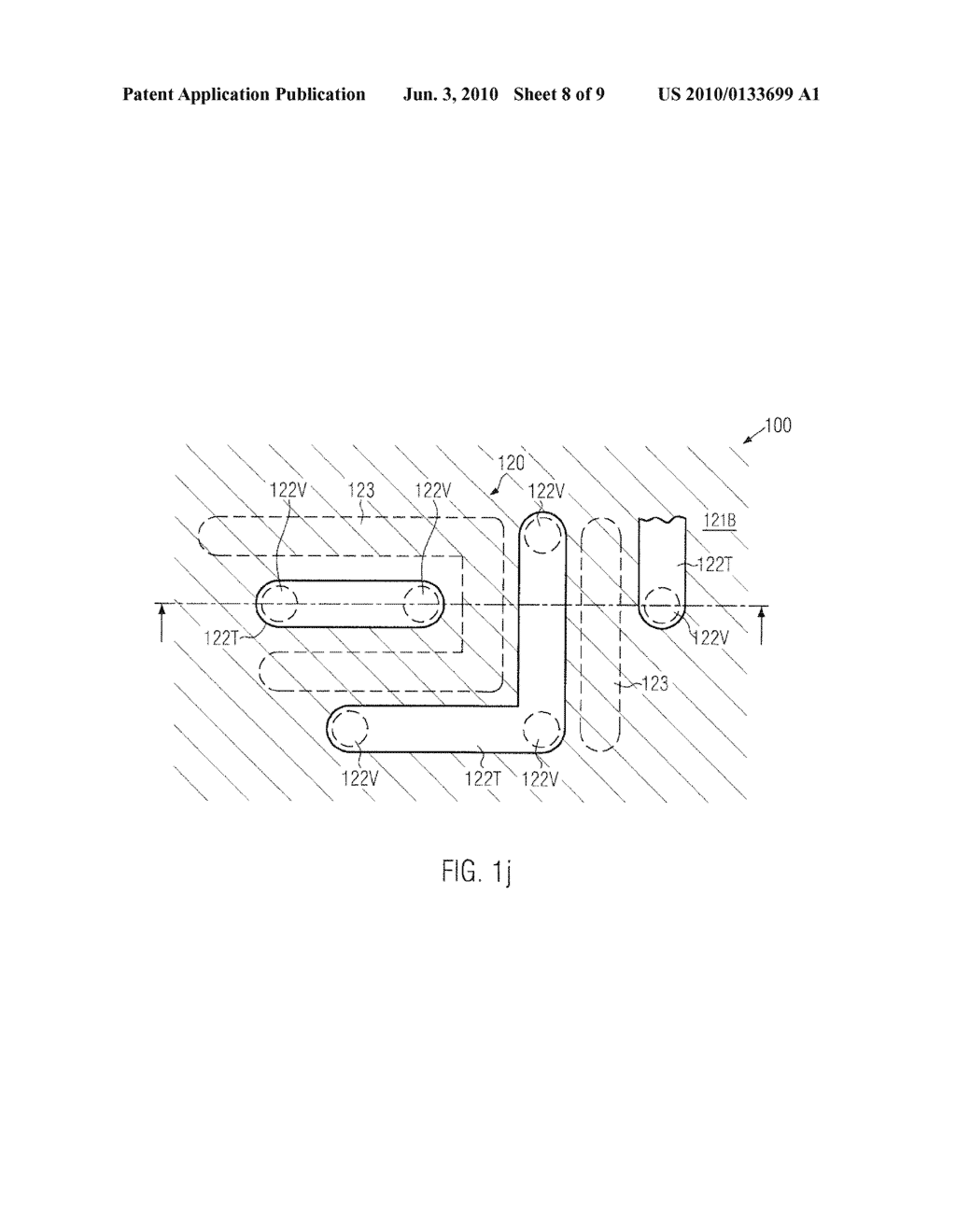 MICROSTRUCTURE DEVICE INCLUDING A METALLIZATION STRUCTURE WITH AIR GAPS FORMED COMMONLY WITH VIAS - diagram, schematic, and image 09