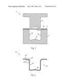 Method and device for producing highly dimensionally accurate flanged half shells diagram and image