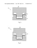 Method and device for producing highly dimensionally accurate flanged half shells diagram and image