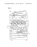 SHEET CONVEYANCE DEVICE AND IMAGE FORMING APPARATUS USING THE SAME DEVICE diagram and image