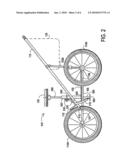 Disc Golf Equipment Cart diagram and image