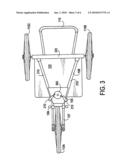 Disc Golf Equipment Cart diagram and image