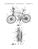 DETACHABLE BICYCLE FRAME diagram and image