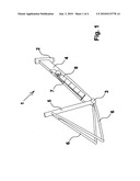 BICYCLE FRAME WITH INTEGRATED AND DETACHABLE BATTERY diagram and image