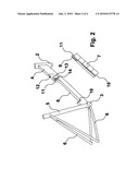 BICYCLE FRAME WITH INTEGRATED AND DETACHABLE BATTERY diagram and image