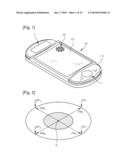 DATA INPUT DEVICE BY DETECTING FINGER S MOVING AND THE INPUT PROCESS THEREOF diagram and image