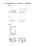 DATA INPUT DEVICE BY DETECTING FINGER S MOVING AND THE INPUT PROCESS THEREOF diagram and image