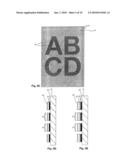 INKJET PRINTING PARTIALLY IMAGED PANELS WITH SUPERIMPOSED LAYERS diagram and image