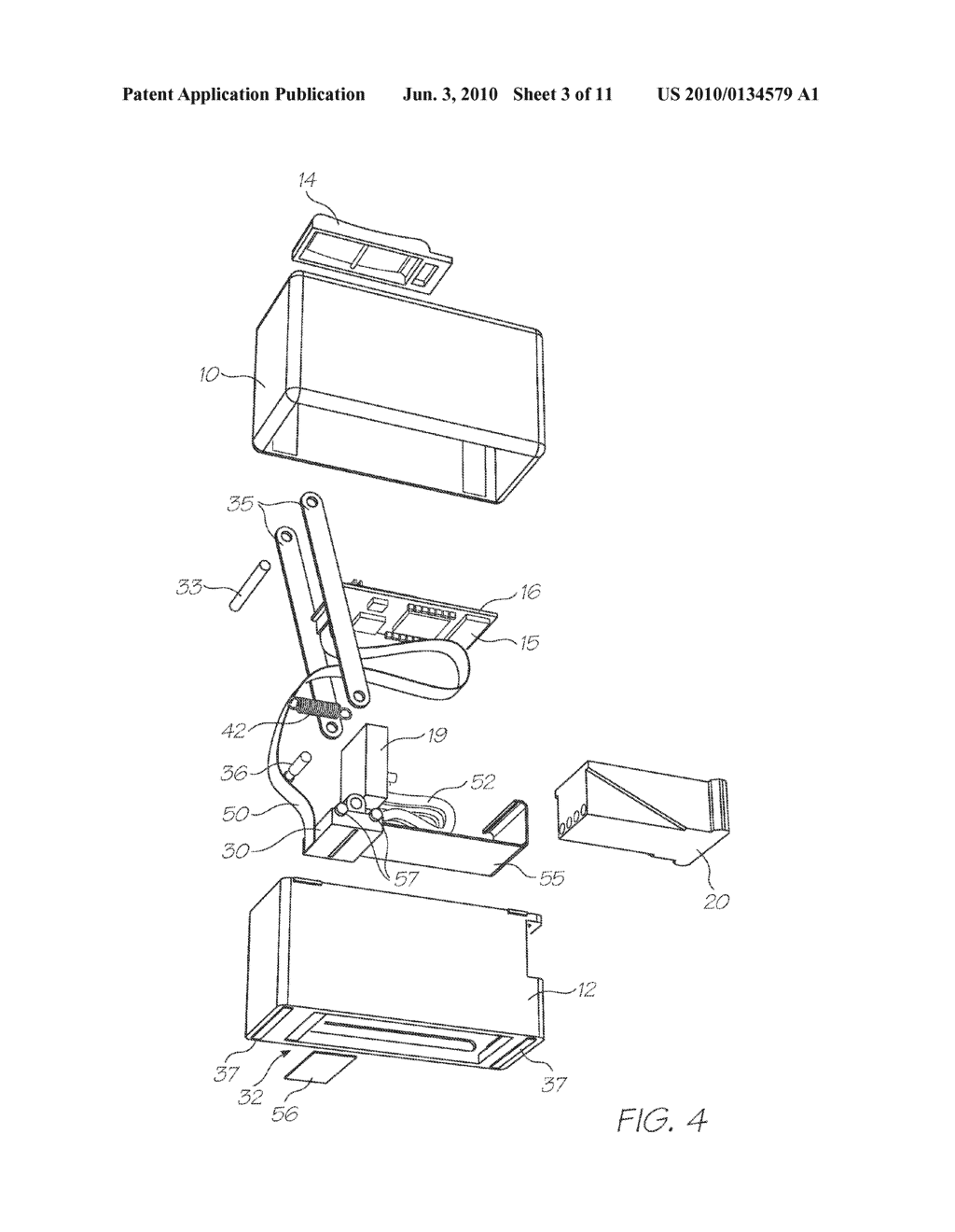 Hand Operated Marking Device Incorporating Printer With Movable Printhead And Replaceable Cartridge - diagram, schematic, and image 04