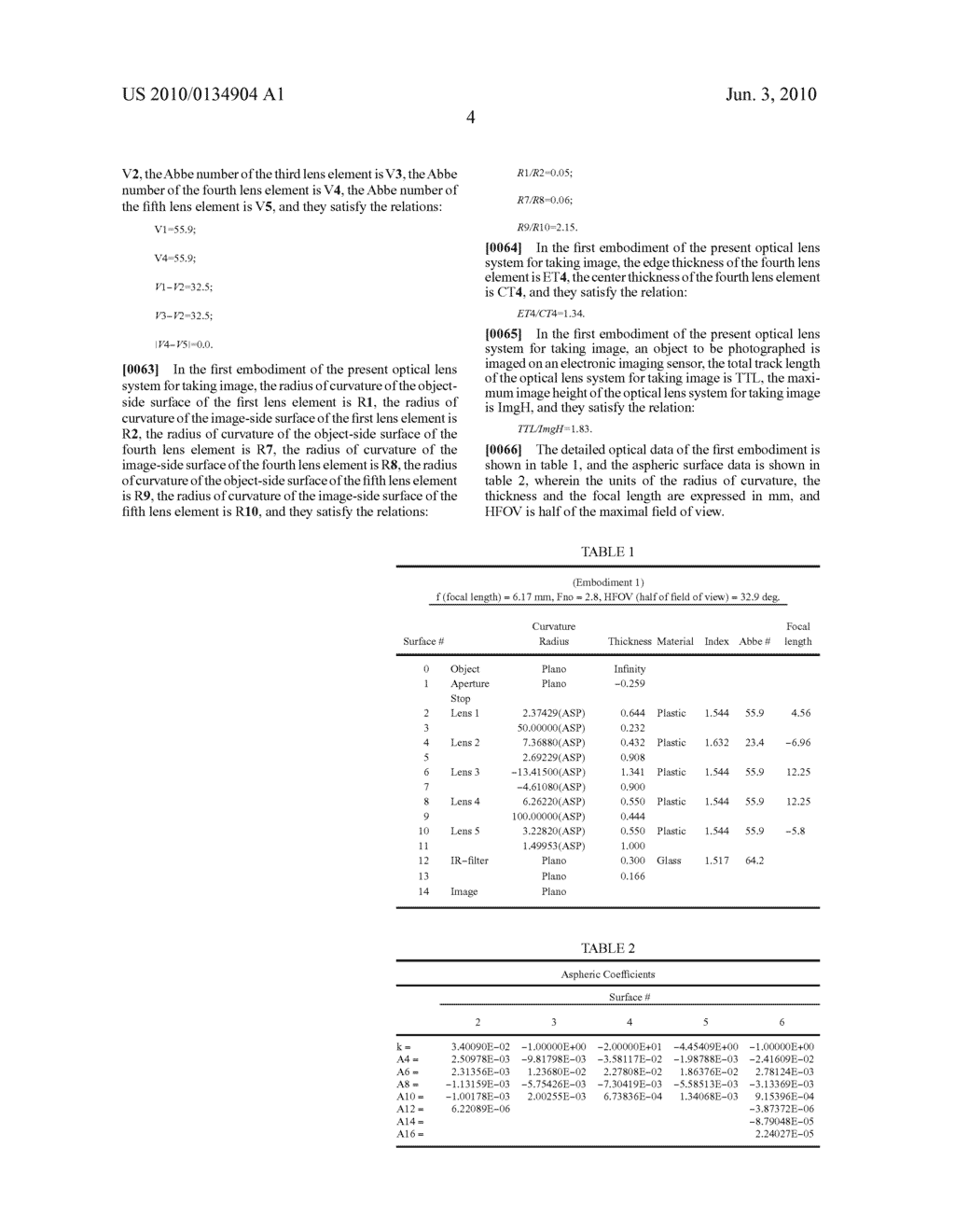 Optical Lens System for Taking Image - diagram, schematic, and image 13