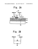 SEMICONDUCTOR DEVICE WITH ESD PROTECTION FUNCTION AND ESD PROTECTION CIRCUIT diagram and image