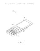 SLIDE MECHANISM AND SLIDE-TYPE PORTABLE ELECTRONIC DEVICE USING THE SAME diagram and image