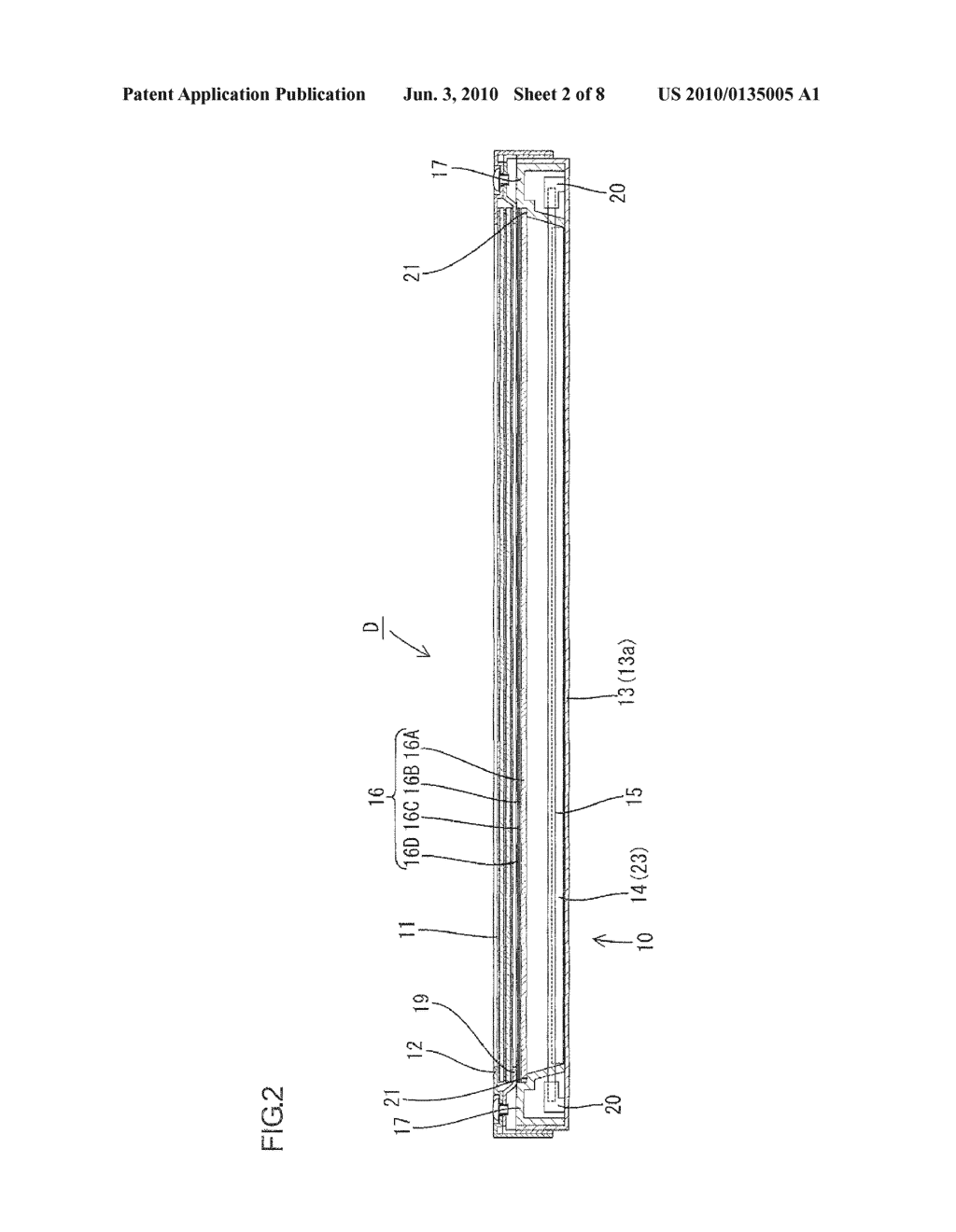LIGHTING DEVICE FOR DISPLAY DEVICE, DISPLAY DEVICE AND TELEVISION RECEIVER - diagram, schematic, and image 03